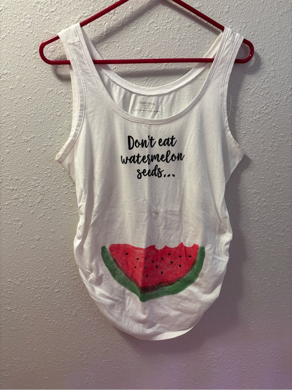 Size large maternity tank